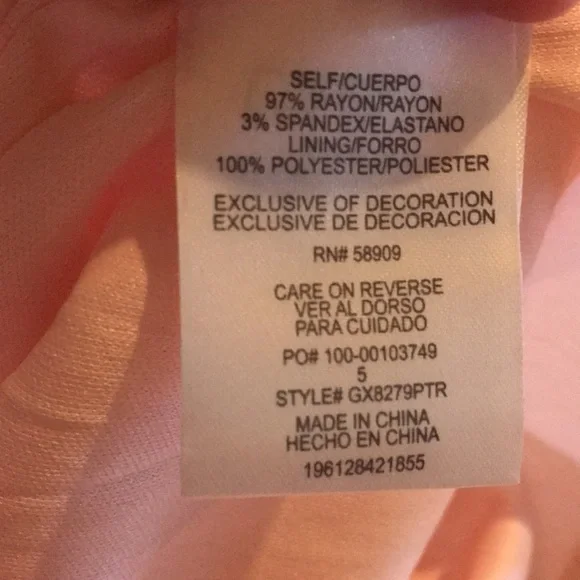 GB GIRLS Tropical sundress with fake tie shoulders NWT Size 5 - Picture 8 of 12